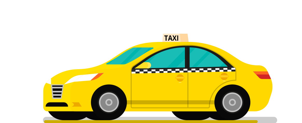 JKIA Yellow Taxi Cabs