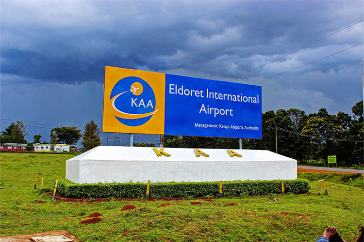 Eldoret Airport, Eldoret Town